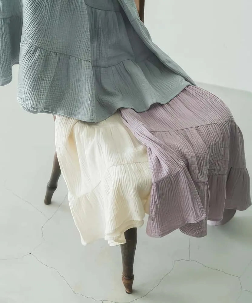 Girls 100% Cotton Double Gauze Sleeveless Dress